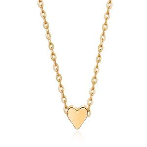 - Elegant simple heart necklace